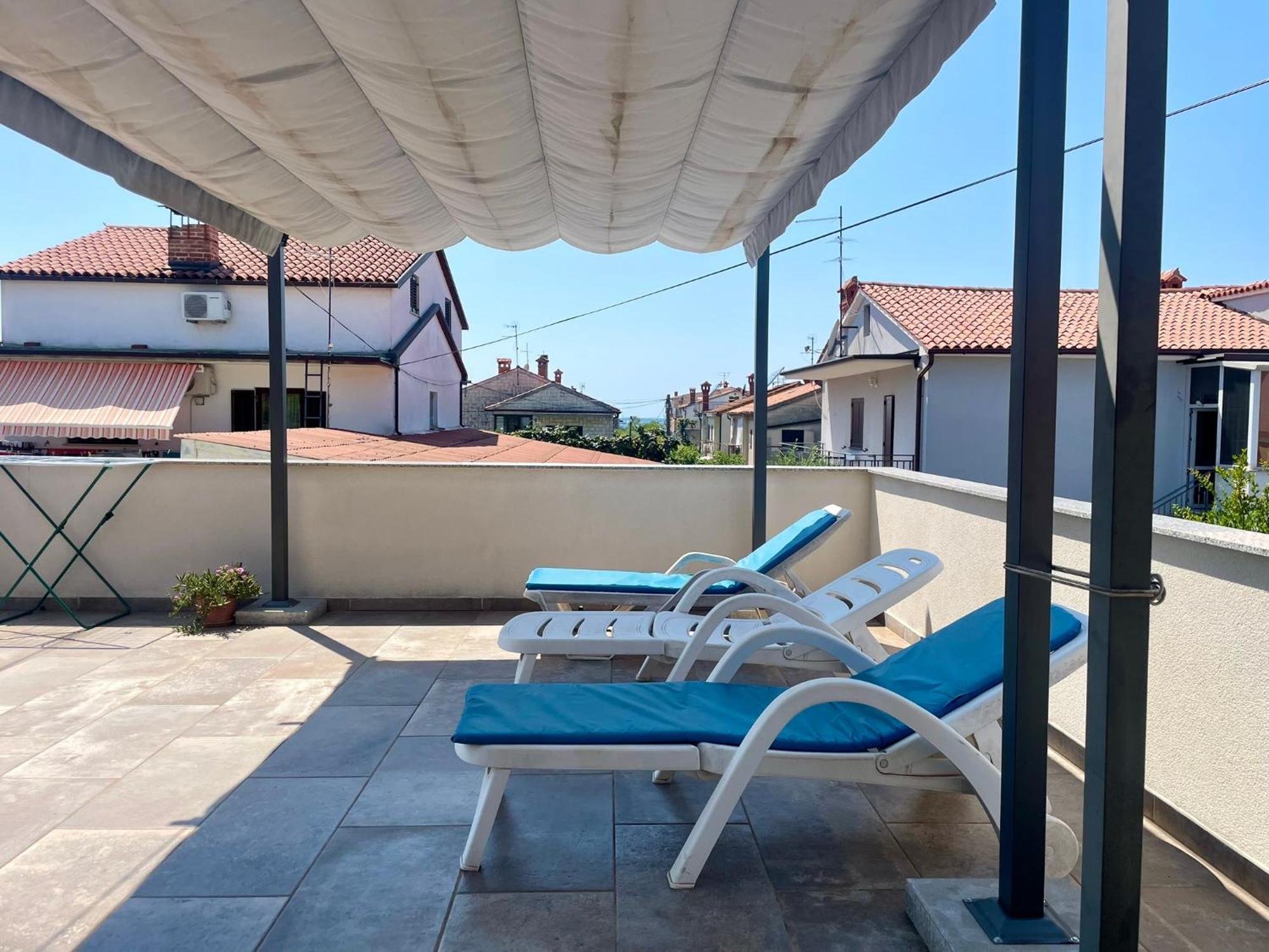 Apartment Mario Umag Bagian luar foto